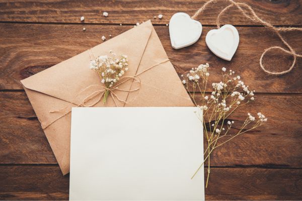 Invitaciones de boda: menús y tarjetas